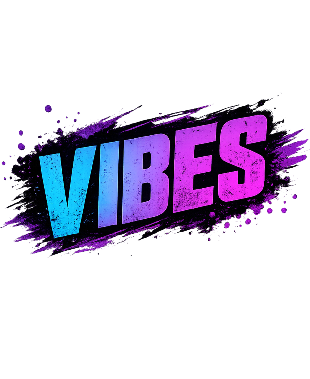 VIBES - Unisex Oversized Graphic T-Shirt