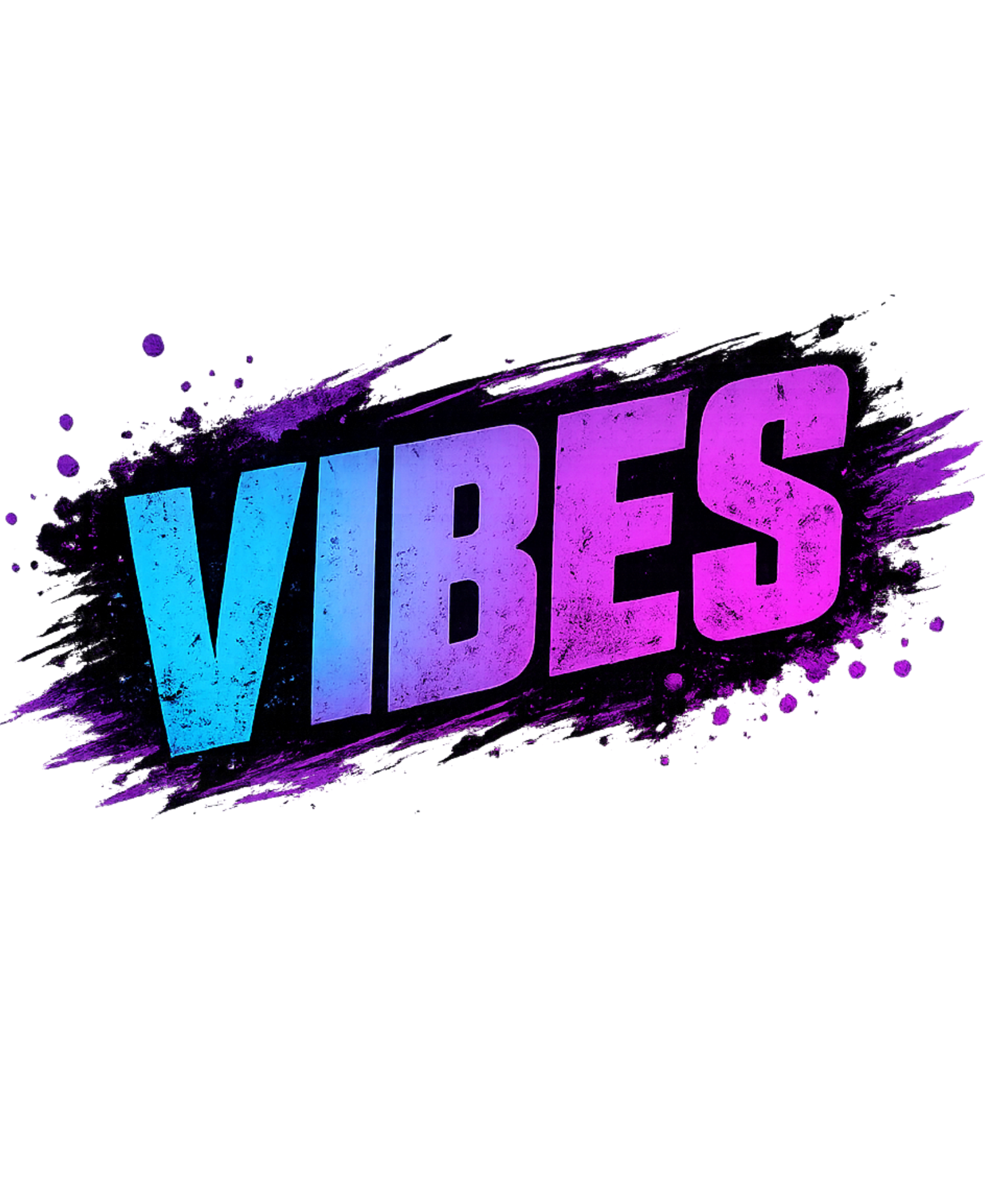 VIBES - Unisex Oversized Graphic T-Shirt