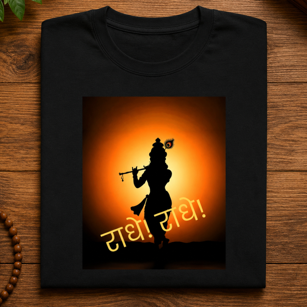 Radhe Radhe Krishna Graphic T-Shirt