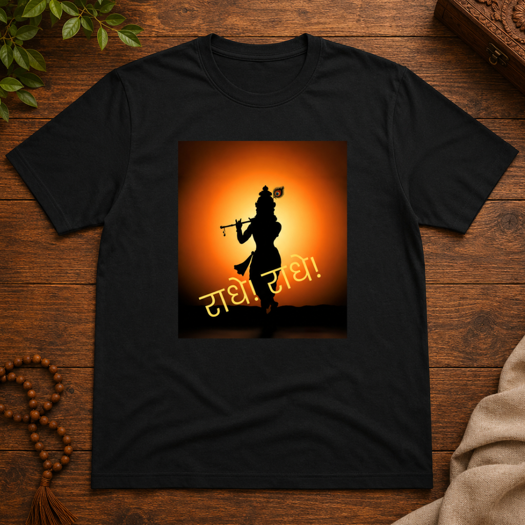 Radhe Radhe Krishna Graphic T-Shirt