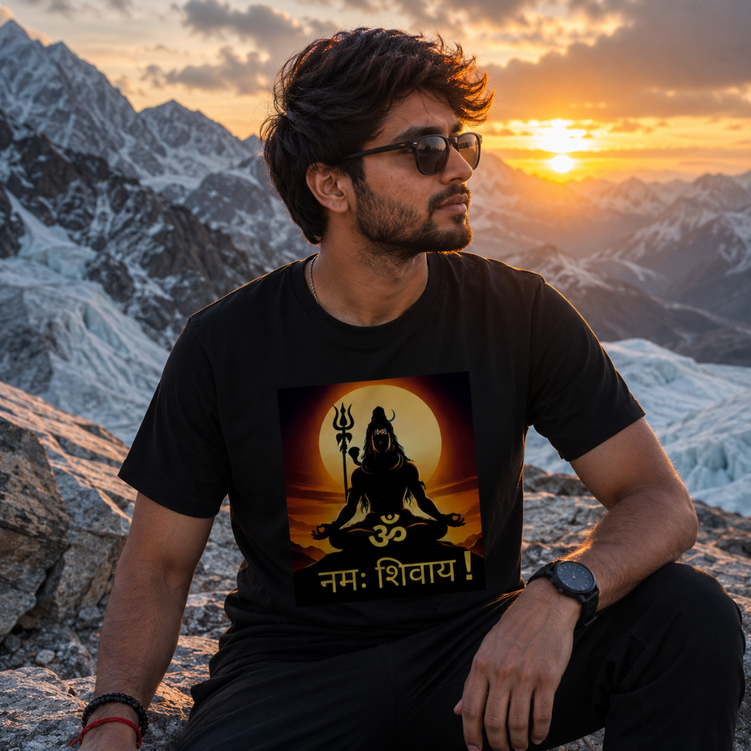 Om Namah Shivaya Lord Shiva Graphic T-Shirt