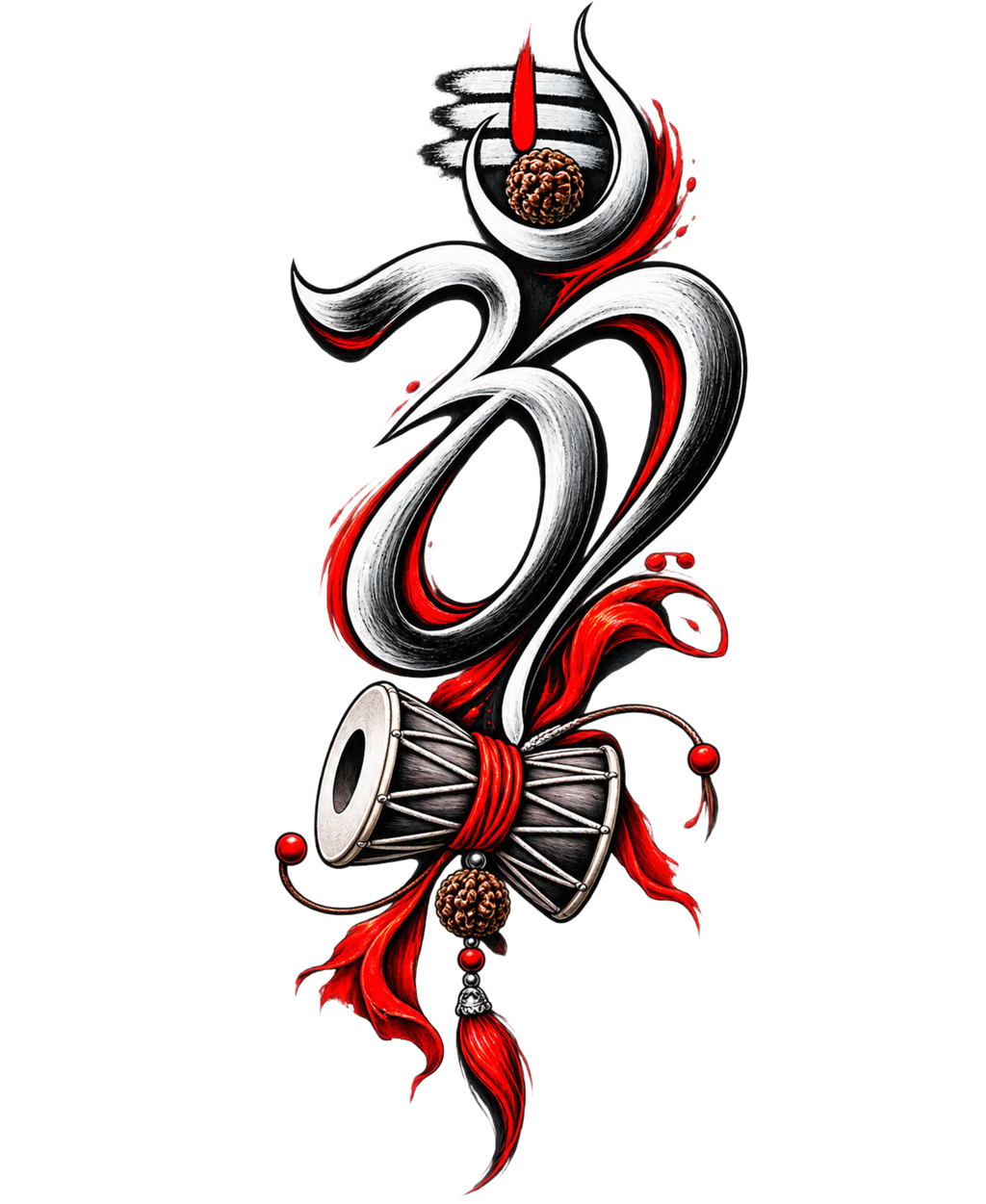 Om Power - Oversized Graphic T-shirt